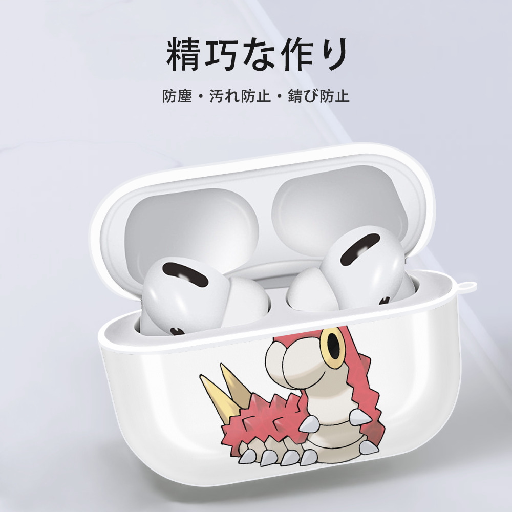 ポケットモンスター Pokémon 【AirPods Pro用】ハードシェル保護ケース 耐衝撃・防指紋・カラビナ付き商品仕様