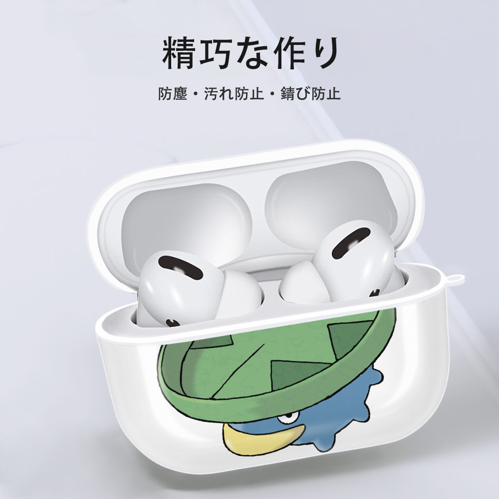 ポケットモンスター Pokémon 【AirPods Pro用】ハードシェル保護ケース 耐衝撃・防指紋・カラビナ付き商品仕様