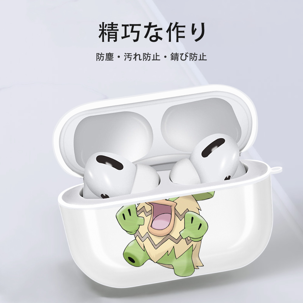 ポケットモンスター Pokémon 【AirPods Pro用】ハードシェル保護ケース 耐衝撃・防指紋・カラビナ付き商品仕様