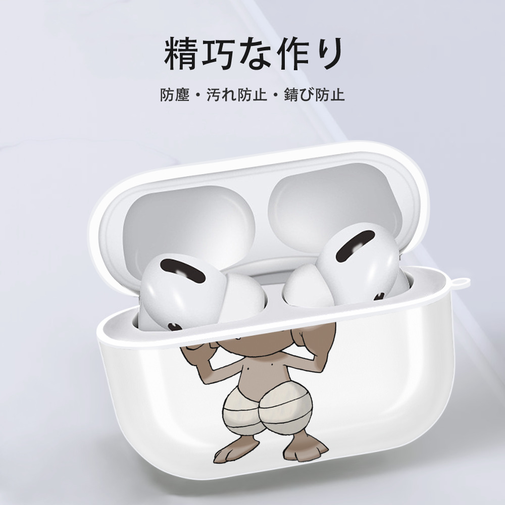 ポケットモンスター Pokémon 【AirPods Pro用】ハードシェル保護ケース 耐衝撃・防指紋・カラビナ付き商品仕様