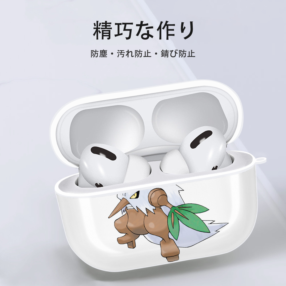 ポケットモンスター Pokémon 【AirPods Pro用】ハードシェル保護ケース 耐衝撃・防指紋・カラビナ付き商品仕様