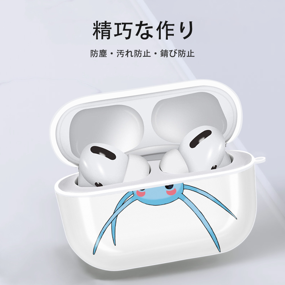ポケットモンスター Pokémon 【AirPods Pro用】ハードシェル保護ケース 耐衝撃・防指紋・カラビナ付き商品仕様