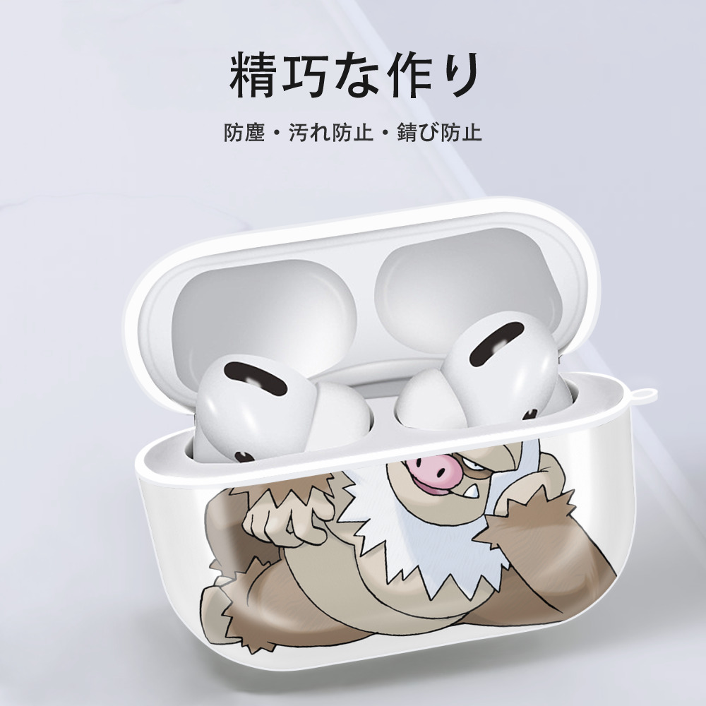 ポケットモンスター Pokémon 【AirPods Pro用】ハードシェル保護ケース 耐衝撃・防指紋・カラビナ付き商品仕様