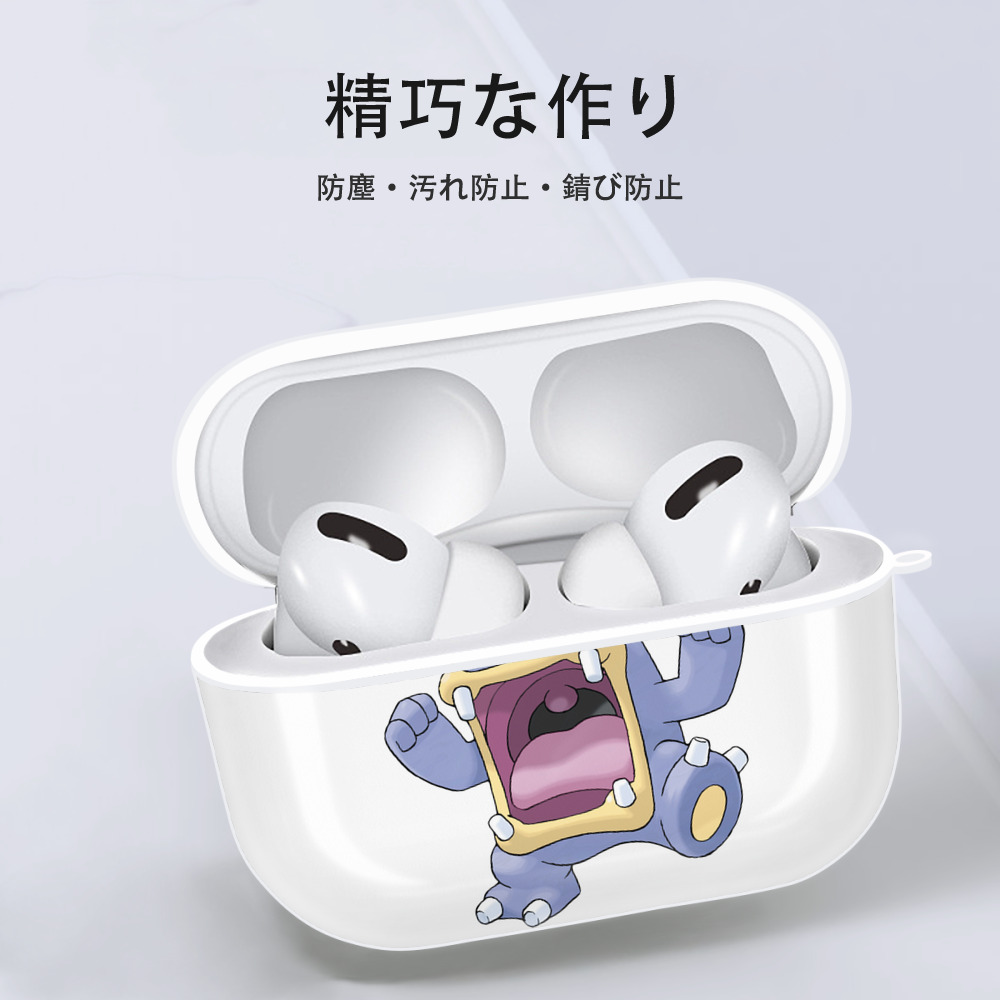 ポケットモンスター Pokémon 【AirPods Pro用】ハードシェル保護ケース 耐衝撃・防指紋・カラビナ付き商品仕様