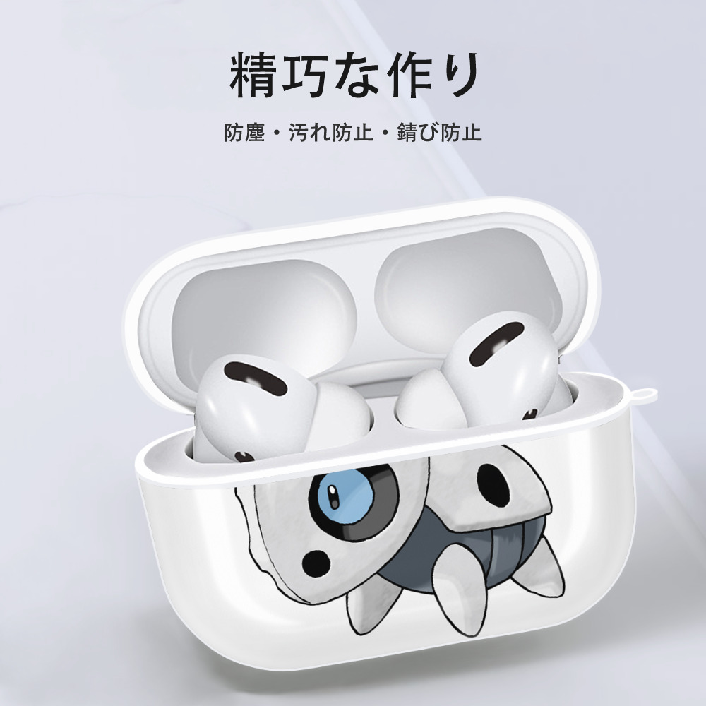 ポケットモンスター Pokémon 【AirPods Pro用】ハードシェル保護ケース 耐衝撃・防指紋・カラビナ付き商品仕様