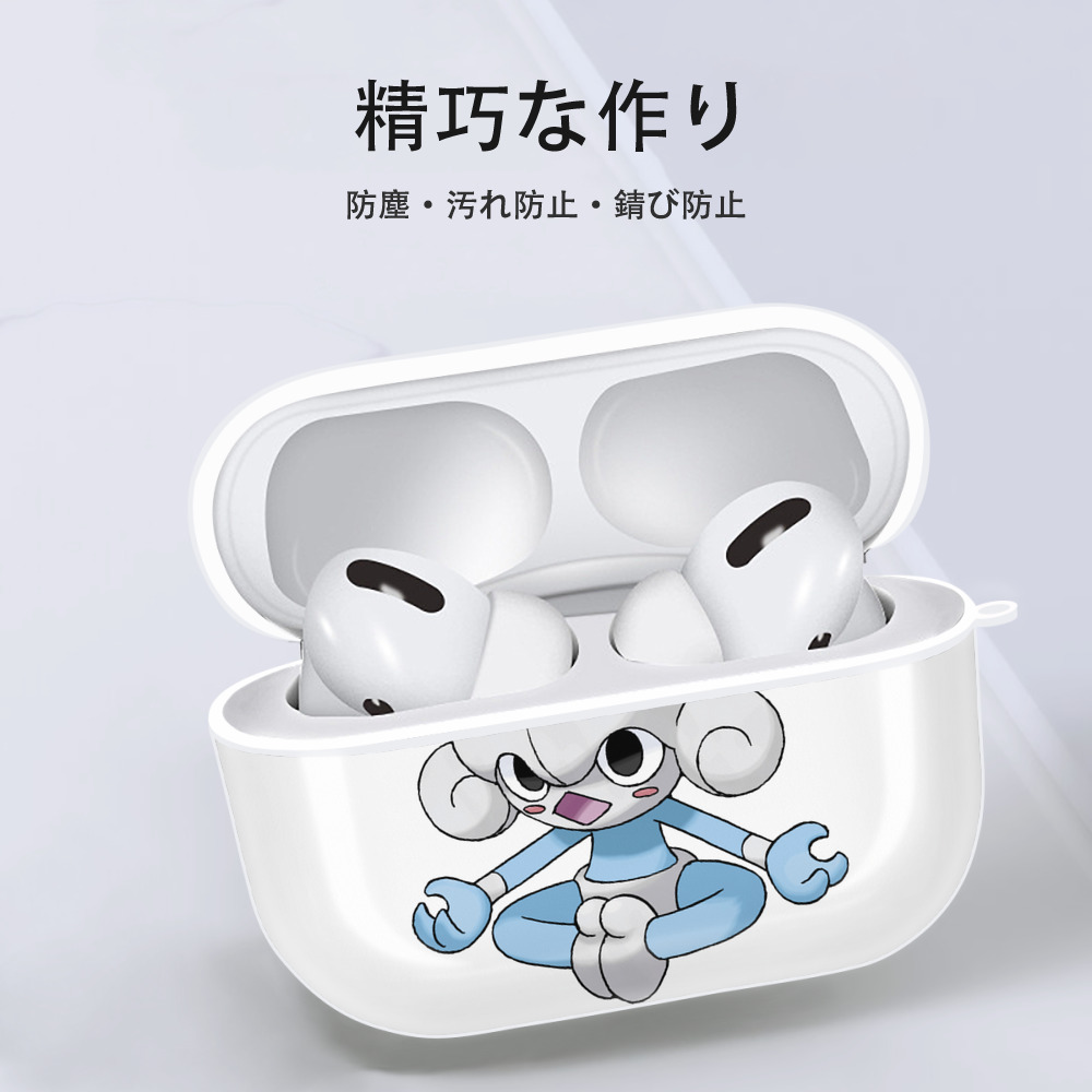 ポケットモンスター Pokémon 【AirPods Pro用】ハードシェル保護ケース 耐衝撃・防指紋・カラビナ付き商品仕様