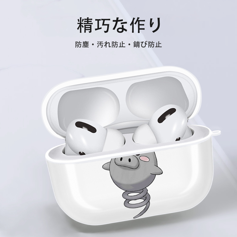ポケットモンスター Pokémon 【AirPods Pro用】ハードシェル保護ケース 耐衝撃・防指紋・カラビナ付き商品仕様