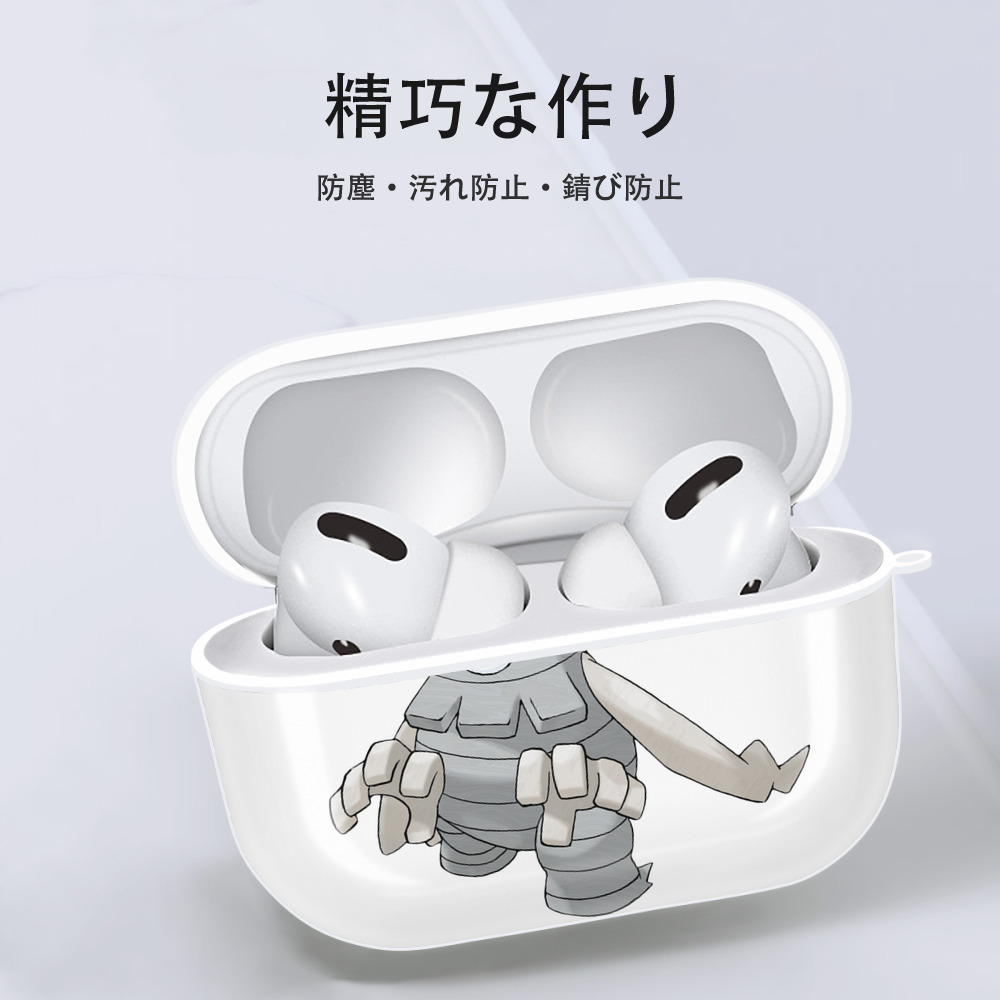 ポケットモンスター Pokémon 【AirPods Pro用】ハードシェル保護ケース 耐衝撃・防指紋・カラビナ付き商品仕様