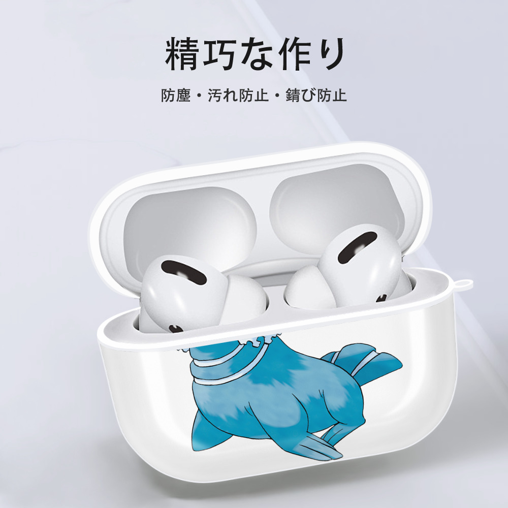 ポケットモンスター Pokémon 【AirPods Pro用】ハードシェル保護ケース 耐衝撃・防指紋・カラビナ付き商品仕様