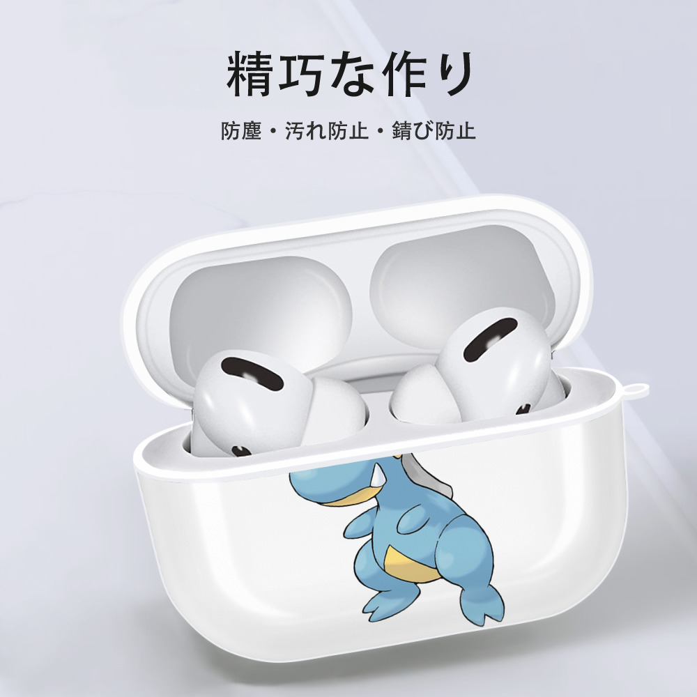 ポケットモンスター Pokémon 【AirPods Pro用】ハードシェル保護ケース 耐衝撃・防指紋・カラビナ付き商品仕様