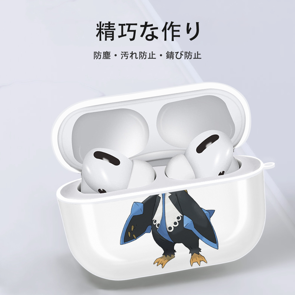 ポケットモンスター Pokémon 【AirPods Pro用】ハードシェル保護ケース 耐衝撃・防指紋・カラビナ付き商品仕様