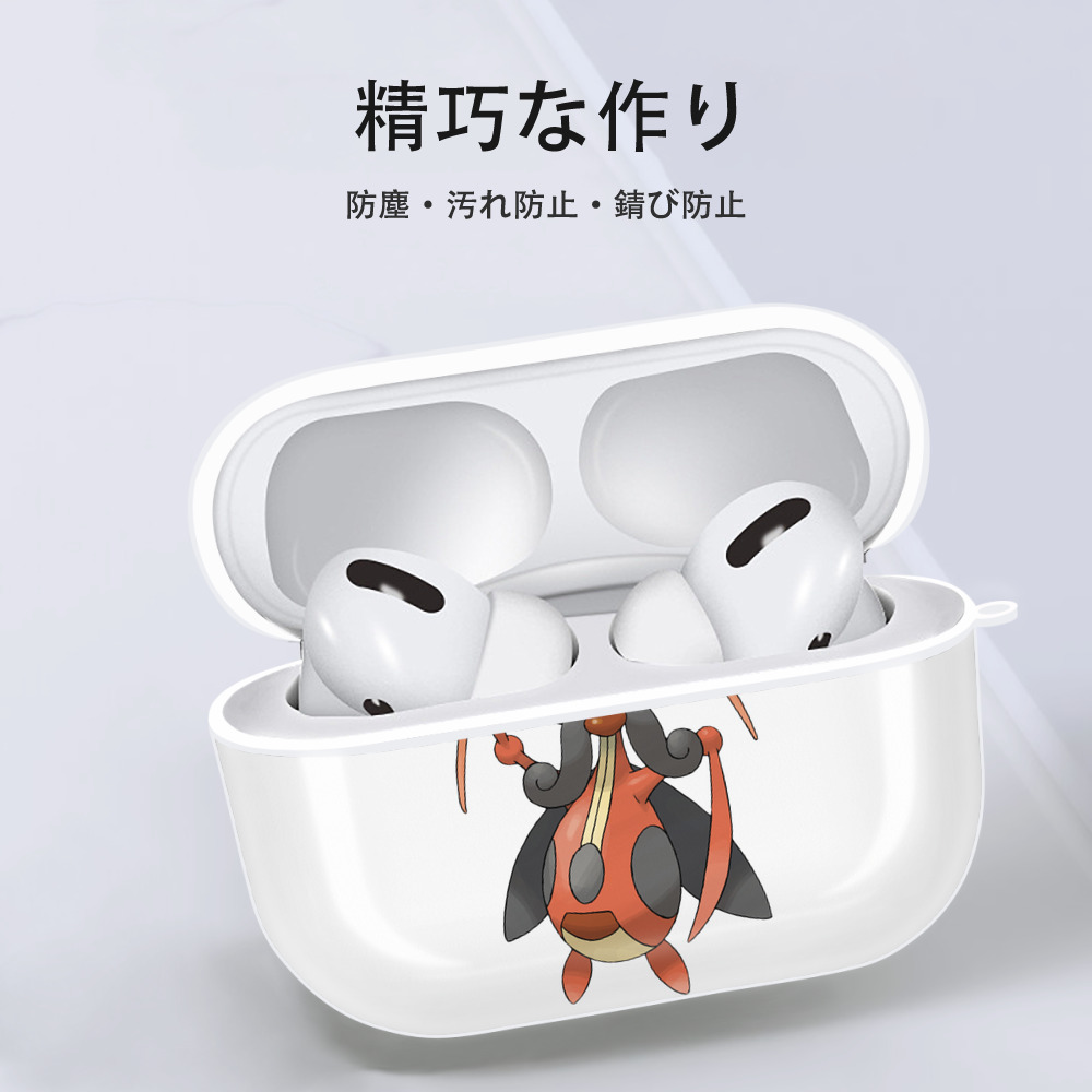ポケットモンスター Pokémon 【AirPods Pro用】ハードシェル保護ケース 耐衝撃・防指紋・カラビナ付き商品仕様