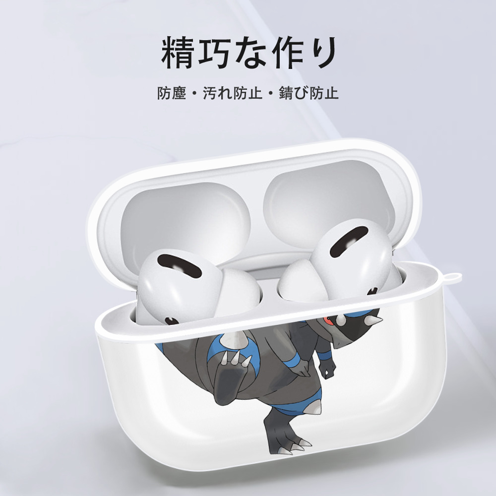 ポケットモンスター Pokémon 【AirPods Pro用】ハードシェル保護ケース 耐衝撃・防指紋・カラビナ付き商品仕様