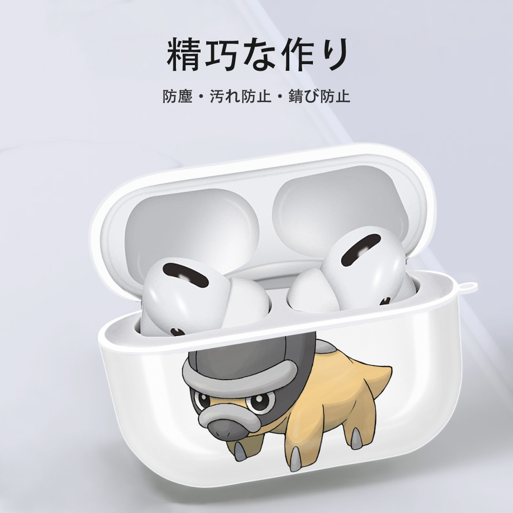 ポケットモンスター Pokémon 【AirPods Pro用】ハードシェル保護ケース 耐衝撃・防指紋・カラビナ付き商品仕様