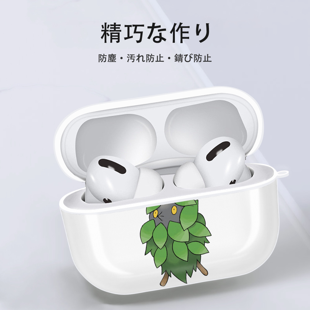 ポケットモンスター Pokémon 【AirPods Pro用】ハードシェル保護ケース 耐衝撃・防指紋・カラビナ付き商品仕様