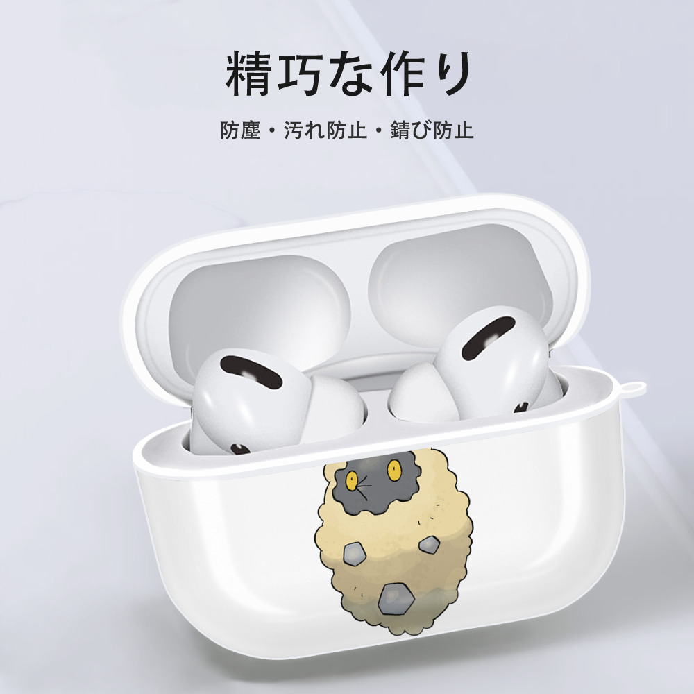 ポケットモンスター Pokémon 【AirPods Pro用】ハードシェル保護ケース 耐衝撃・防指紋・カラビナ付き商品仕様