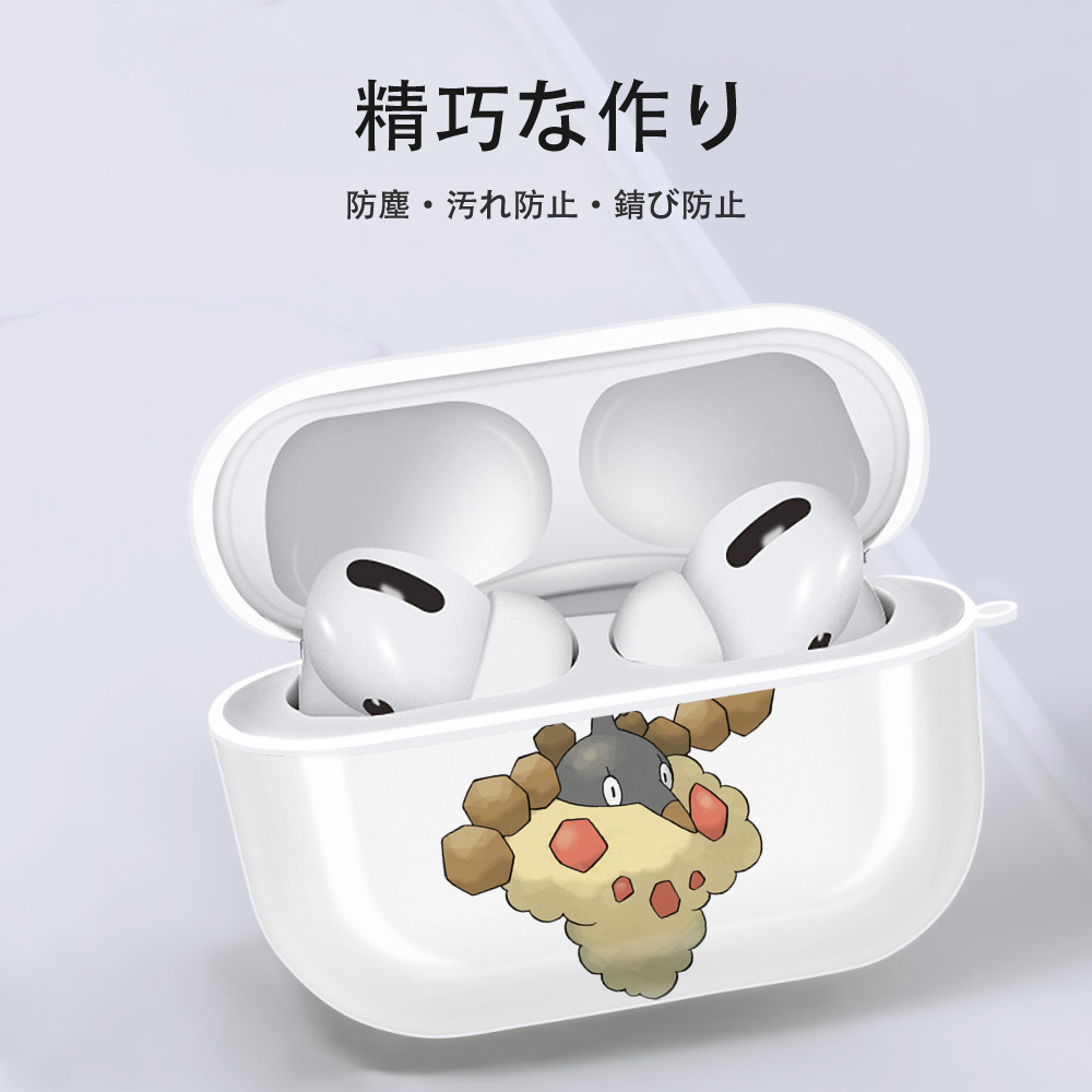 ポケットモンスター Pokémon 【AirPods Pro用】ハードシェル保護ケース 耐衝撃・防指紋・カラビナ付き商品仕様