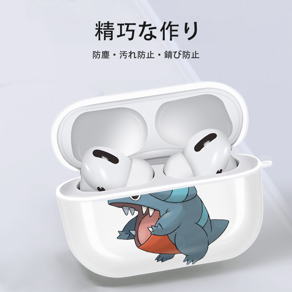 ポケットモンスター Pokémon 【AirPods Pro用】ハードシェル保護ケース 耐衝撃・防指紋・カラビナ付き商品仕様