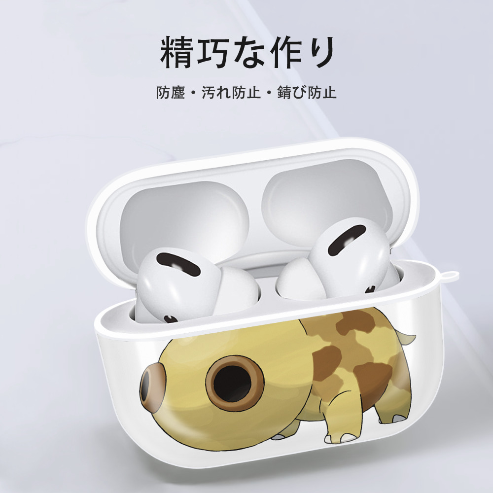 ポケットモンスター Pokémon 【AirPods Pro用】ハードシェル保護ケース 耐衝撃・防指紋・カラビナ付き商品仕様