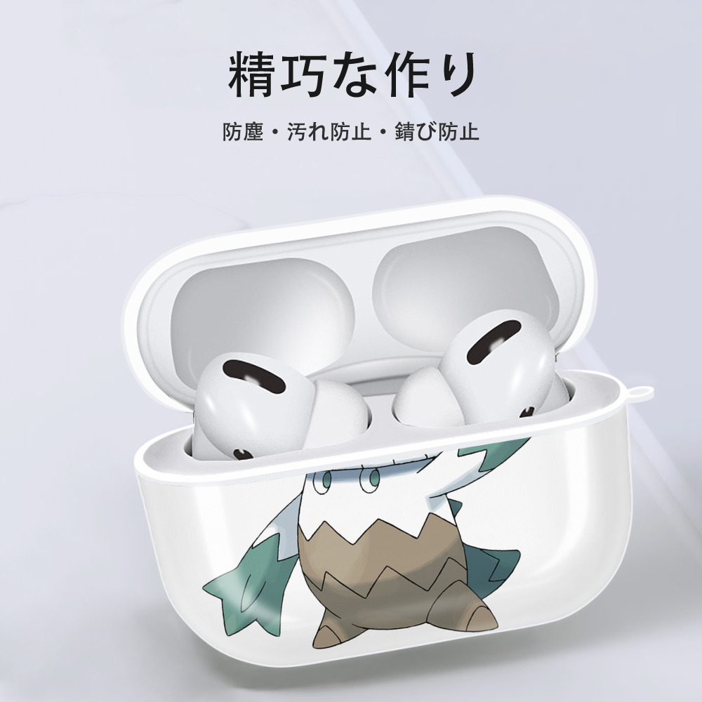 ポケットモンスター Pokémon 【AirPods Pro用】ハードシェル保護ケース 耐衝撃・防指紋・カラビナ付き商品仕様