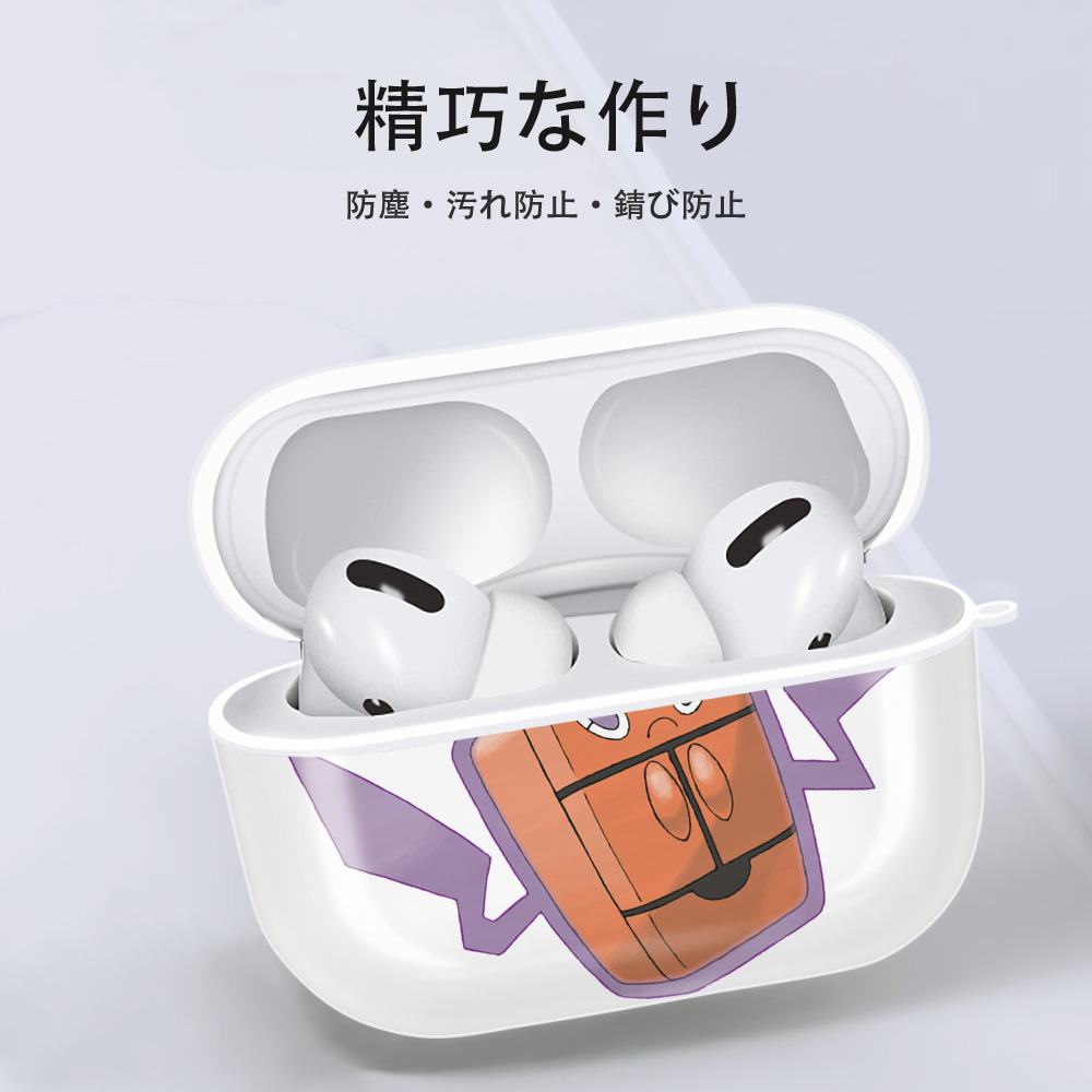 ポケットモンスター Pokémon 【AirPods Pro用】ハードシェル保護ケース 耐衝撃・防指紋・カラビナ付き商品仕様
