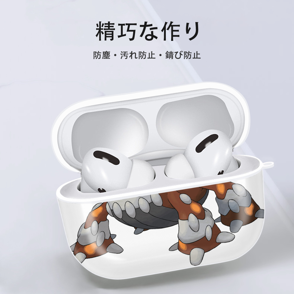 ポケットモンスター Pokémon 【AirPods Pro用】ハードシェル保護ケース 耐衝撃・防指紋・カラビナ付き商品仕様