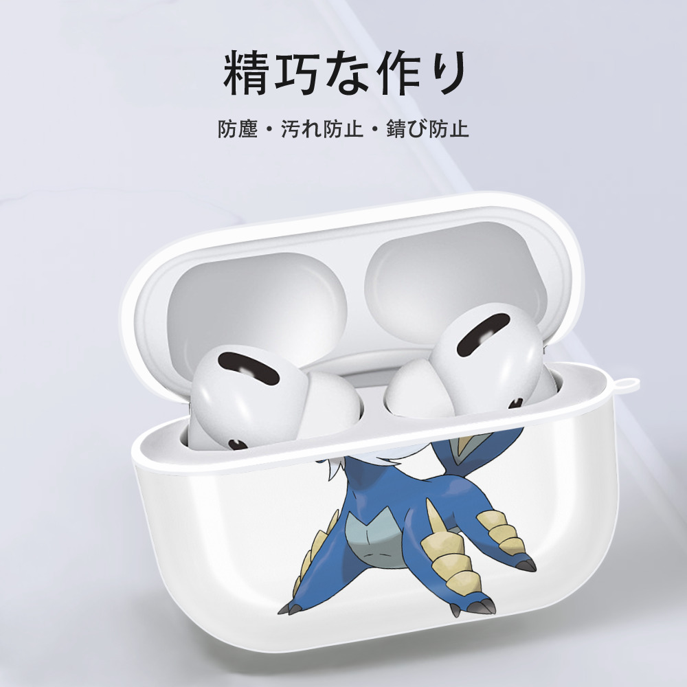 ポケットモンスター Pokémon 【AirPods Pro用】ハードシェル保護ケース 耐衝撃・防指紋・カラビナ付き商品仕様