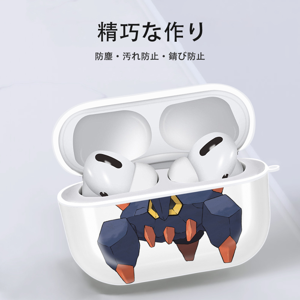 ポケットモンスター Pokémon 【AirPods Pro用】ハードシェル保護ケース 耐衝撃・防指紋・カラビナ付き商品仕様