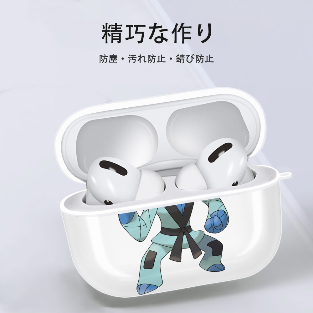 ポケットモンスター Pokémon 【AirPods Pro用】ハードシェル保護ケース 耐衝撃・防指紋・カラビナ付き商品仕様