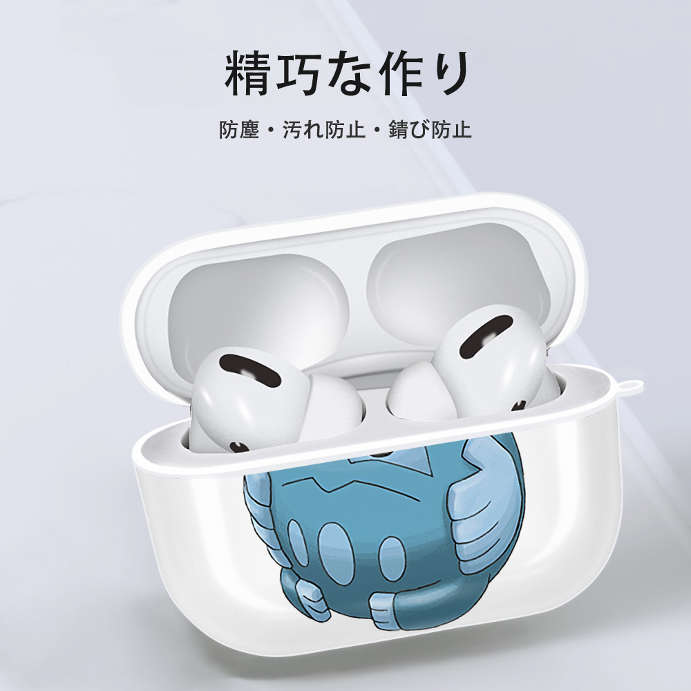 ポケットモンスター Pokémon 【AirPods Pro用】ハードシェル保護ケース 耐衝撃・防指紋・カラビナ付き商品仕様