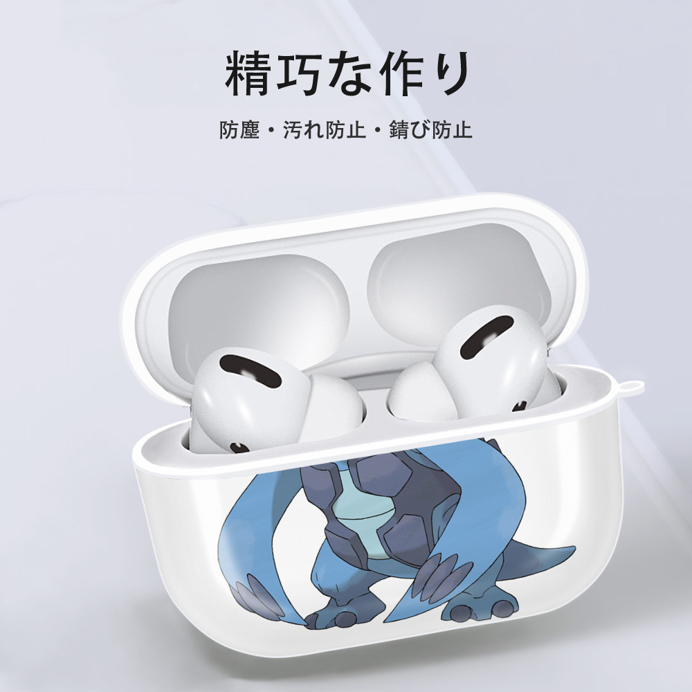 ポケットモンスター Pokémon 【AirPods Pro用】ハードシェル保護ケース 耐衝撃・防指紋・カラビナ付き商品仕様