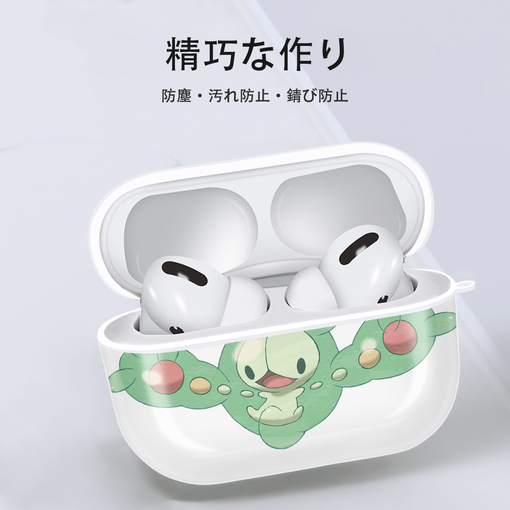ポケットモンスター Pokémon 【AirPods Pro用】ハードシェル保護ケース 耐衝撃・防指紋・カラビナ付き商品仕様