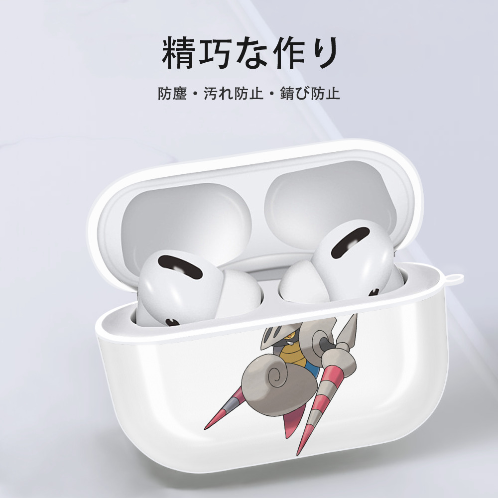 ポケットモンスター Pokémon 【AirPods Pro用】ハードシェル保護ケース 耐衝撃・防指紋・カラビナ付き商品仕様