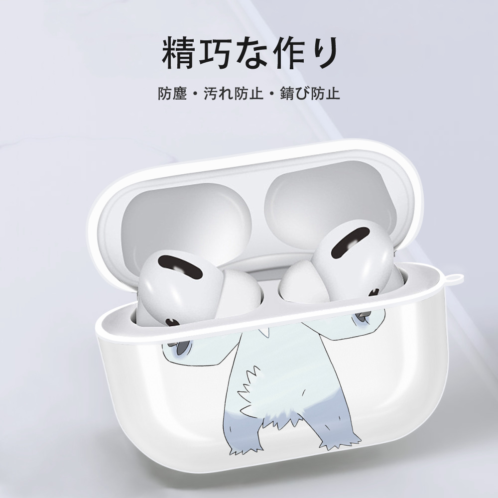 ポケットモンスター Pokémon 【AirPods Pro用】ハードシェル保護ケース 耐衝撃・防指紋・カラビナ付き商品仕様