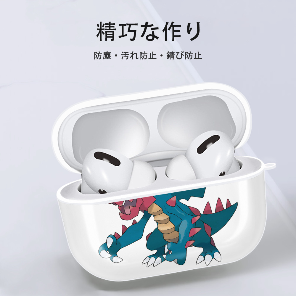 ポケットモンスター Pokémon 【AirPods Pro用】ハードシェル保護ケース 耐衝撃・防指紋・カラビナ付き商品仕様