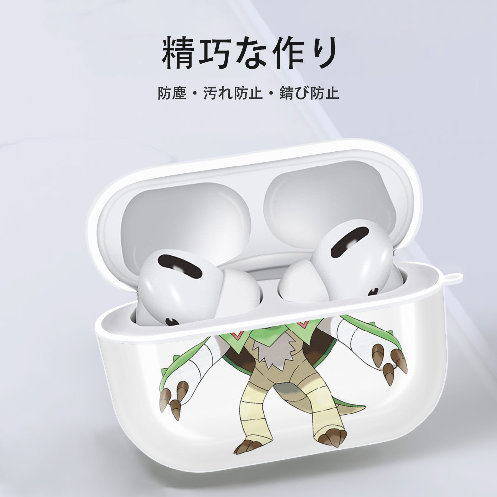 ポケットモンスター Pokémon 【AirPods Pro用】ハードシェル保護ケース 耐衝撃・防指紋・カラビナ付き商品仕様