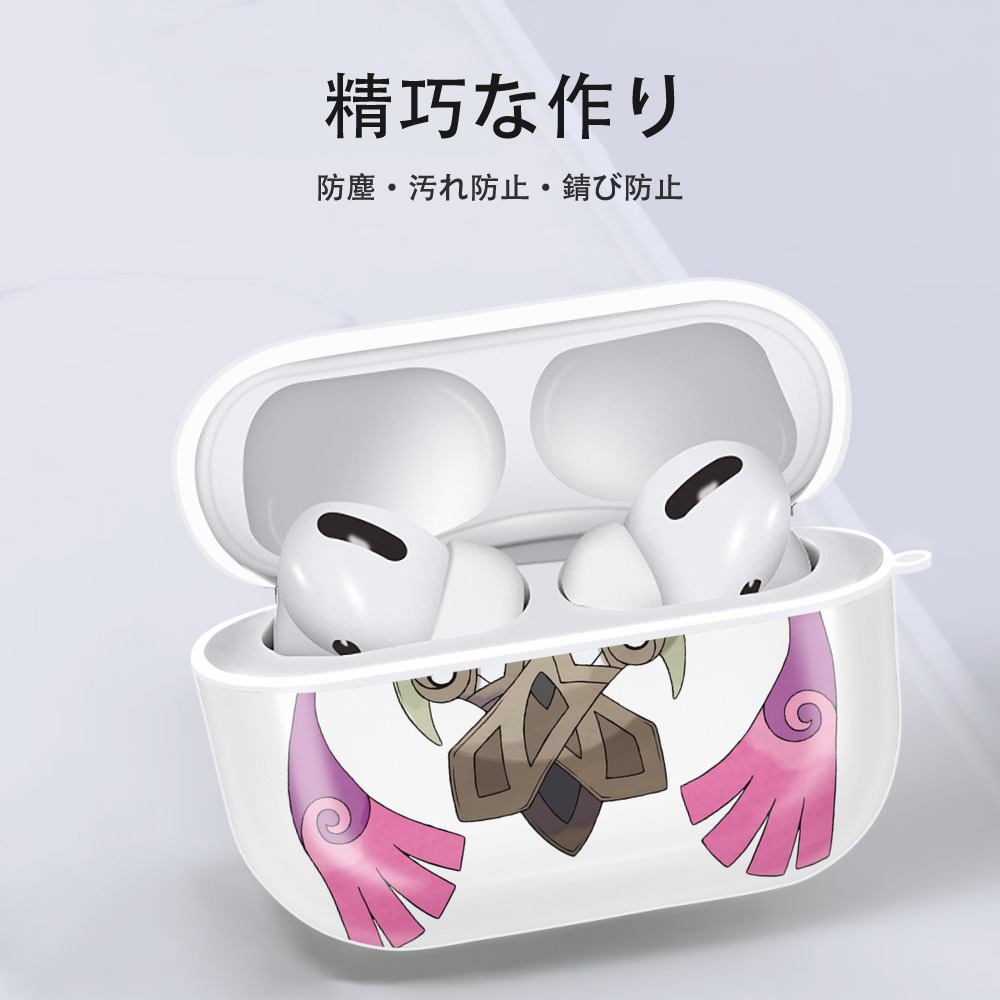 ポケットモンスター Pokémon 【AirPods Pro用】ハードシェル保護ケース 耐衝撃・防指紋・カラビナ付き商品仕様