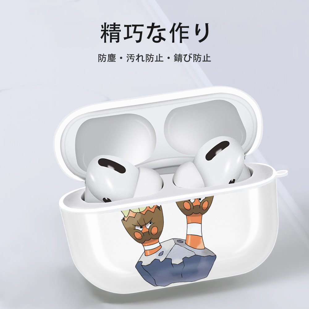 ポケットモンスター Pokémon 【AirPods Pro用】ハードシェル保護ケース 耐衝撃・防指紋・カラビナ付き商品仕様
