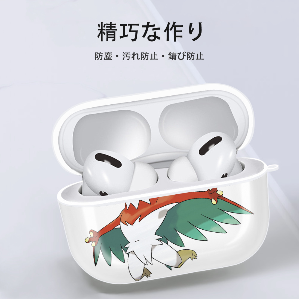 ポケットモンスター Pokémon 【AirPods Pro用】ハードシェル保護ケース 耐衝撃・防指紋・カラビナ付き商品仕様