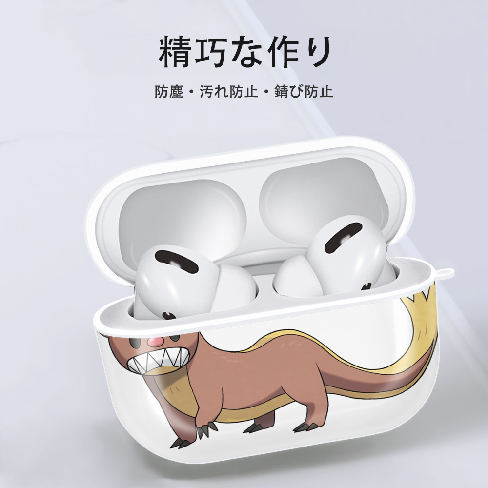 ポケットモンスター Pokémon 【AirPods Pro用】ハードシェル保護ケース 耐衝撃・防指紋・カラビナ付き商品仕様