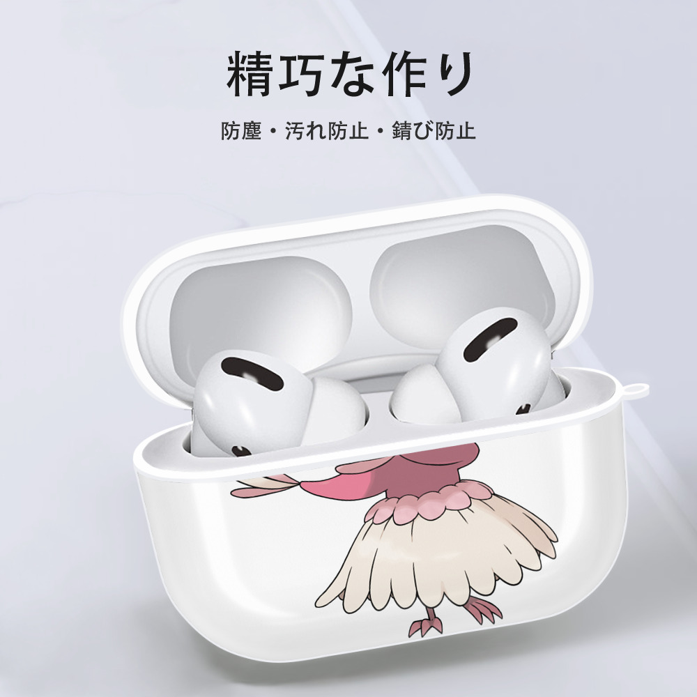 ポケットモンスター Pokémon 【AirPods Pro用】ハードシェル保護ケース 耐衝撃・防指紋・カラビナ付き商品仕様