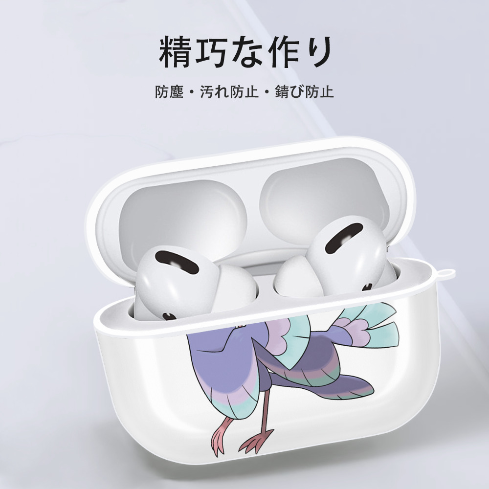 ポケットモンスター Pokémon 【AirPods Pro用】ハードシェル保護ケース 耐衝撃・防指紋・カラビナ付き商品仕様