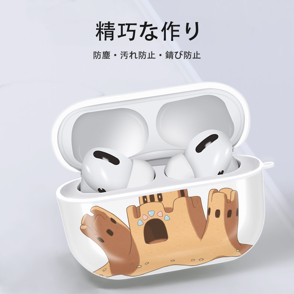 ポケットモンスター Pokémon 【AirPods Pro用】ハードシェル保護ケース 耐衝撃・防指紋・カラビナ付き商品仕様