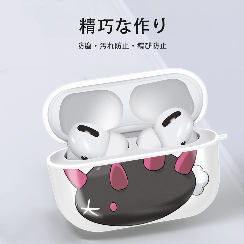 ポケットモンスター Pokémon 【AirPods Pro用】ハードシェル保護ケース 耐衝撃・防指紋・カラビナ付き商品仕様