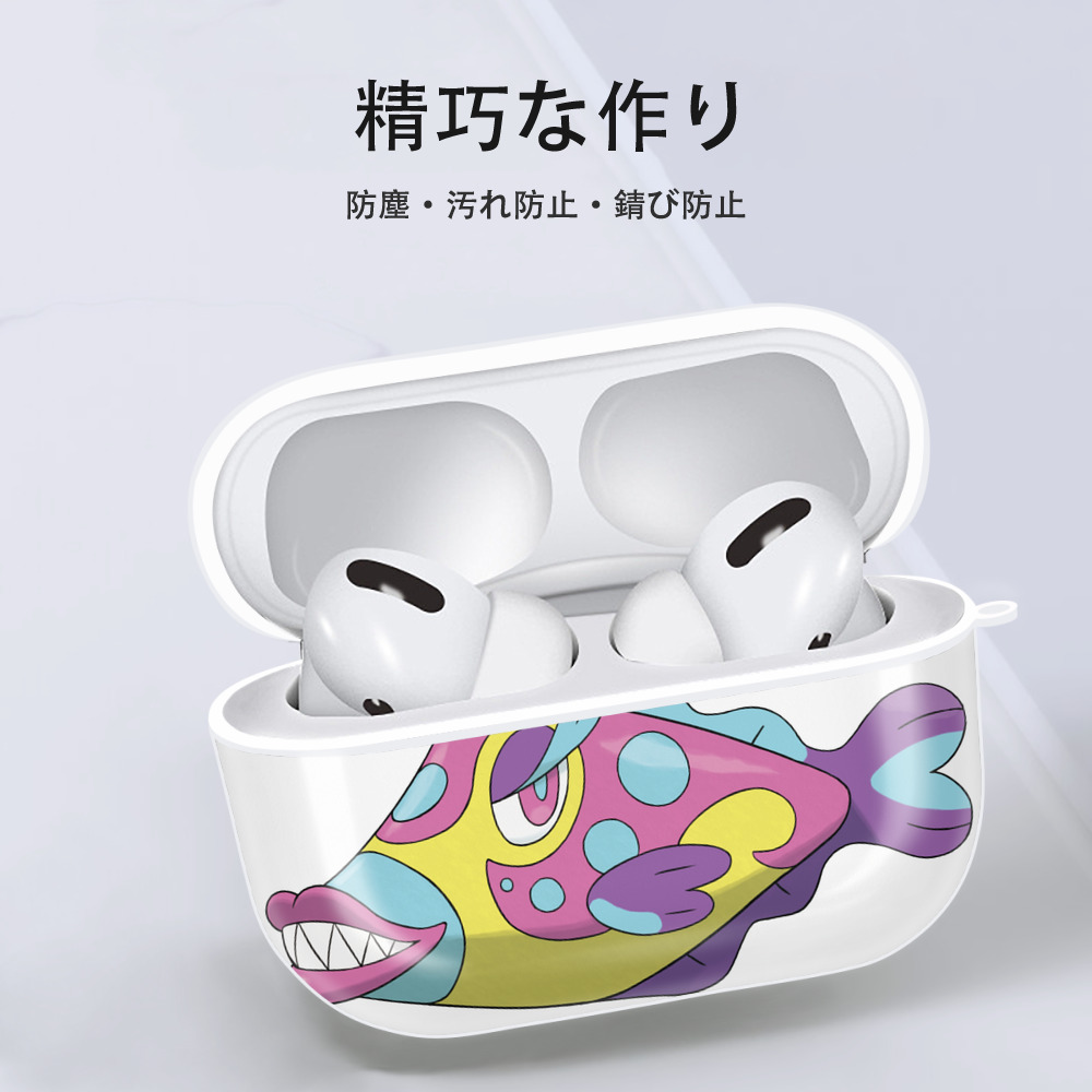 ポケットモンスター Pokémon 【AirPods Pro用】ハードシェル保護ケース 耐衝撃・防指紋・カラビナ付き商品仕様