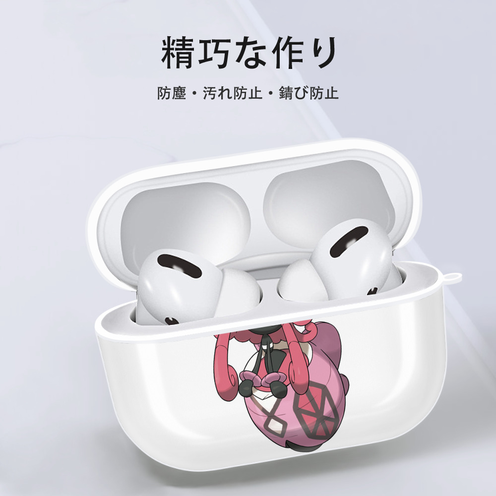 ポケットモンスター Pokémon 【AirPods Pro用】ハードシェル保護ケース 耐衝撃・防指紋・カラビナ付き商品仕様