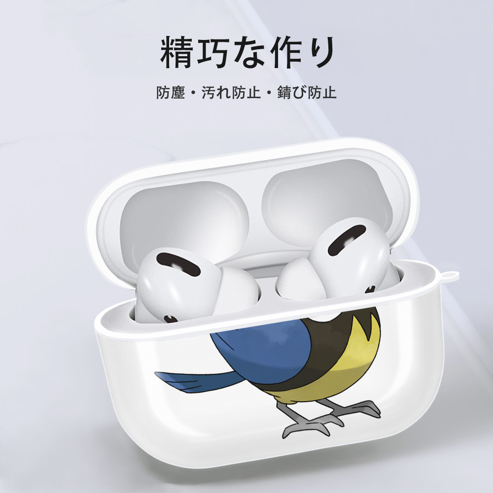 ポケットモンスター Pokémon 【AirPods Pro用】ハードシェル保護ケース 耐衝撃・防指紋・カラビナ付き商品仕様