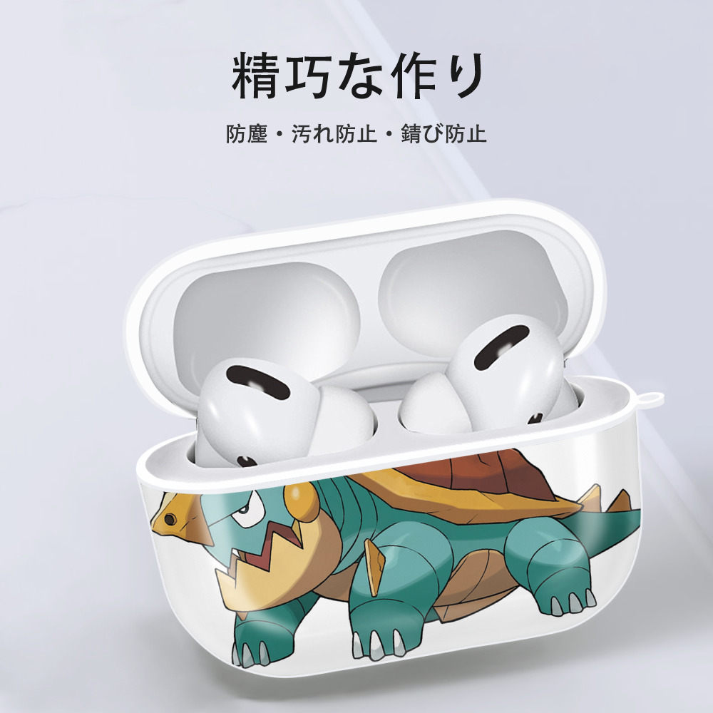 ポケットモンスター Pokémon 【AirPods Pro用】ハードシェル保護ケース 耐衝撃・防指紋・カラビナ付き商品仕様