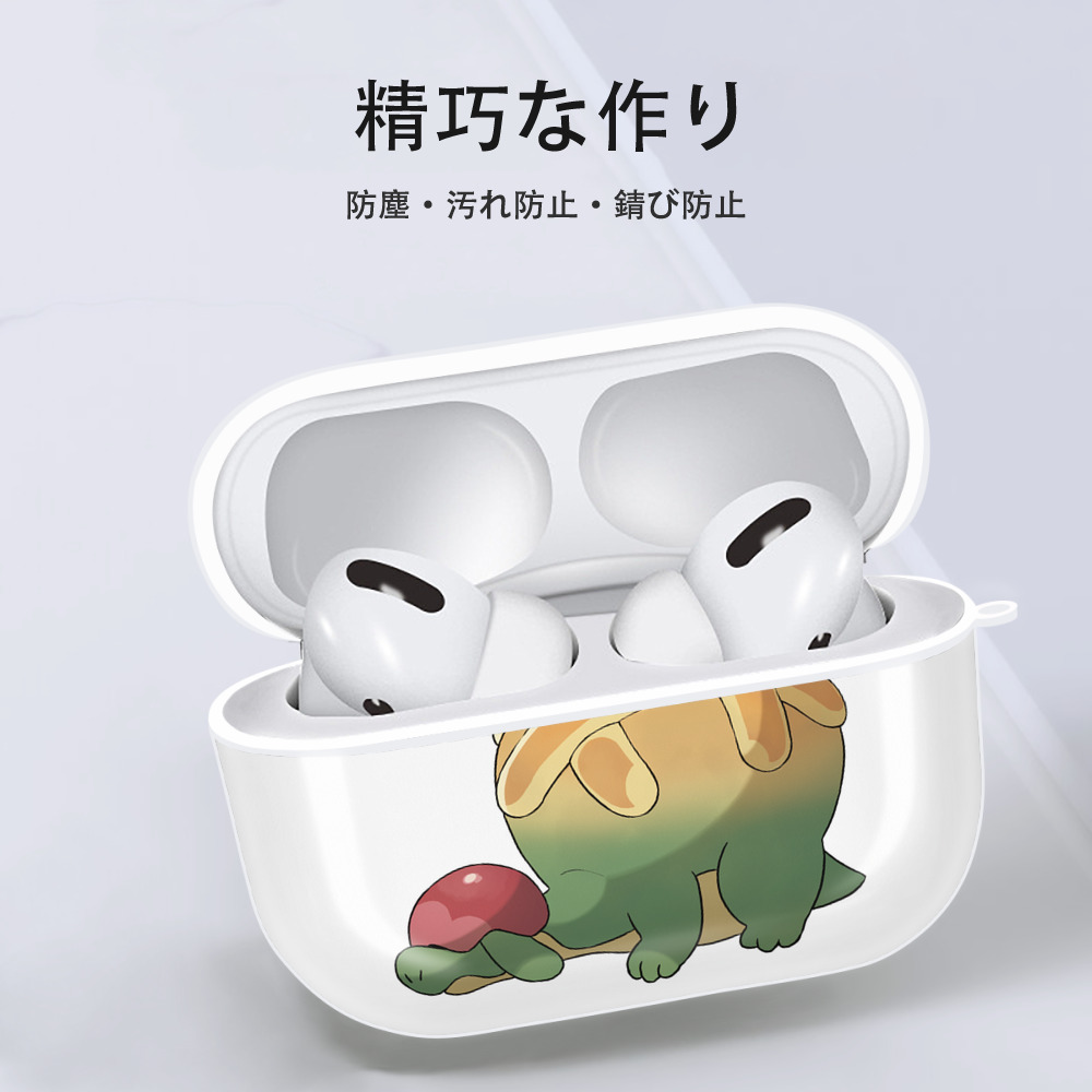 ポケットモンスター Pokémon 【AirPods Pro用】ハードシェル保護ケース 耐衝撃・防指紋・カラビナ付き商品仕様