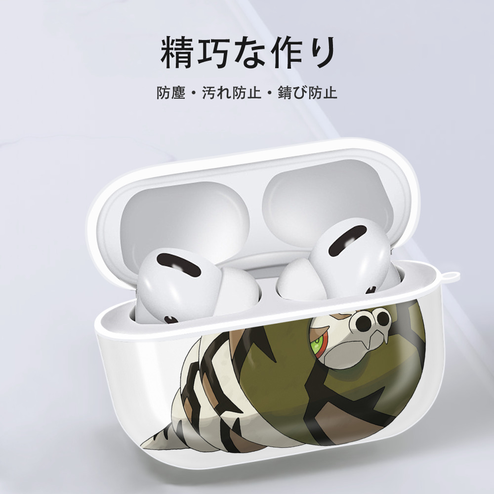 ポケットモンスター Pokémon 【AirPods Pro用】ハードシェル保護ケース 耐衝撃・防指紋・カラビナ付き商品仕様